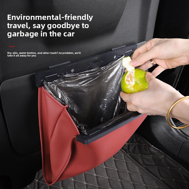 1pcs Car Leather Garbage Bags, - Leather Cleaner Interior 评论和价格