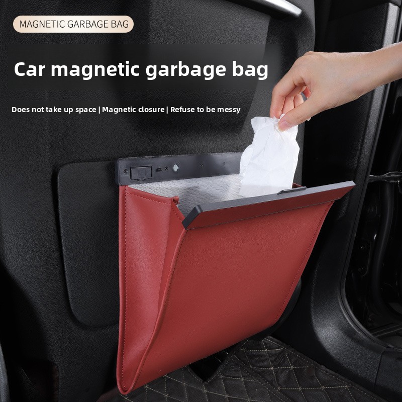 1pcs Car Leather Garbage Bags, - Leather Cleaner Interior 评论和价格