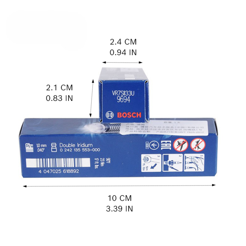 4pcs Bosch Double Iridium Spar - Bosch Spark Plug Iridium 评论和价格
