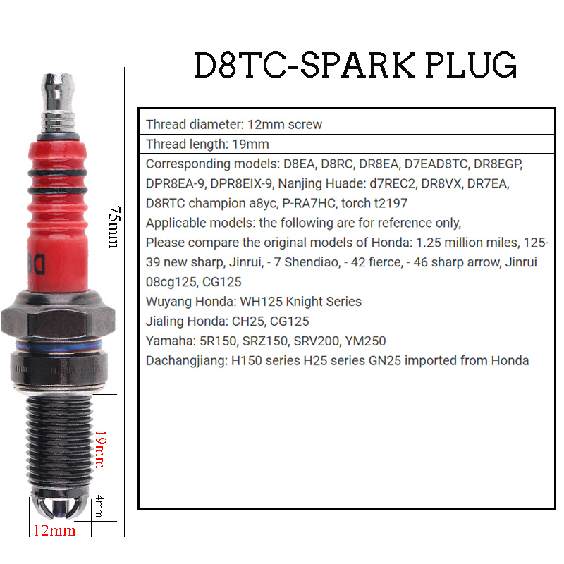 10PCS Motorcycle Spark Plugs D - Bosch Spark Plug Platinum 评论和价格